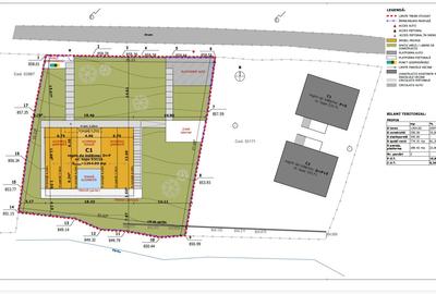 Teren cu fundatie si proiect autorizat pentru cabana lemn -Balcesti, Cluj - 5