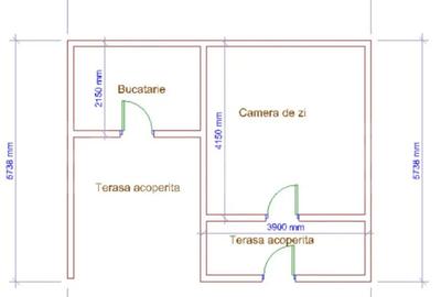 Casă cu 2 camere în Central - 9