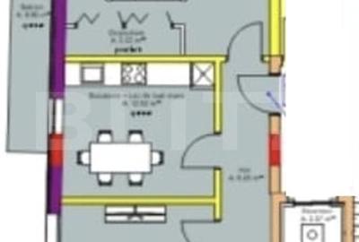 Apartament 2 camere, Decomandat, 57 mp, Imobil Nou, Zona Rivus - 2