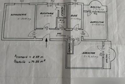 Apartament cu 3 camere decomandat, mobilat în Sebastian - 16