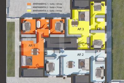 Apartament cu 3 camere decomandat în Central - 2