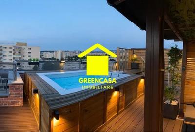 Penthouse 92mp, terasa 80mp, piscina, Manastur