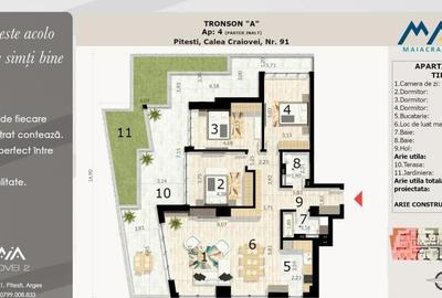 4 Camere de Lux | Pitesti | Ultracentral | Incalzire in pard - 4