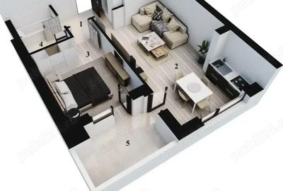 Apartament cu 3 camere decomandat în Rahova - 4
