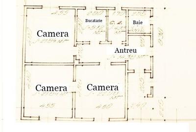 Casă individuală cu 3 camere cu Canalizare în Bujac - 12