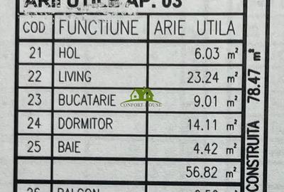 Apartament 2 camere, bloc nou, P+3, Ap.03, Parter, Bl.7 - CP2462293 - 2