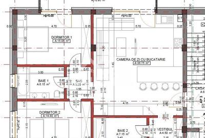 Apartament 3 camere , 87,6 mp utili , Etaj 1 , Finisaje Premium - 2