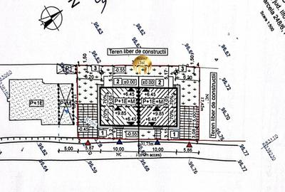 Teren 552mp+drum - Autorizatie pentru duplex P+1+M - str Ctin Brancoveanu - 2
