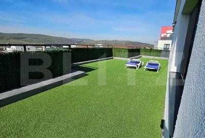 Apartament 2 camere, 53,5 mp, tip penthouse, terasa de 80 mp, Baciu, zona Petrom - 1