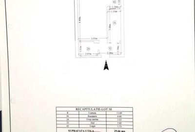 Etaj 2! Apartament 1 camera Tatarasi, 26mp + BOXĂ - 8