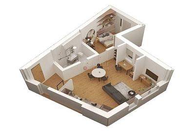 Apartament in Bloc Tip Vila - 2