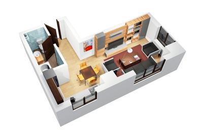 Apartament 1 camera decomandat 31 mp Sos Nicolina Bloc Nou 2017 - 9