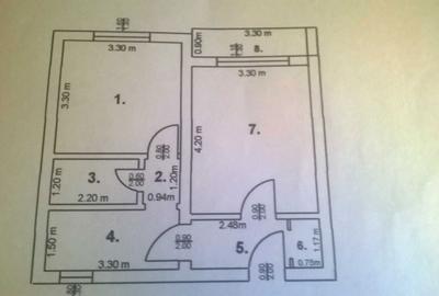 Apartament cu 2 camere semidecomandat în Central - 6