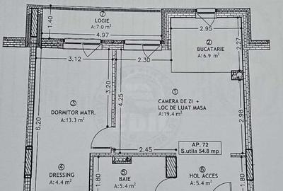 Apartament cu 2 camere, zona Vivo - 12