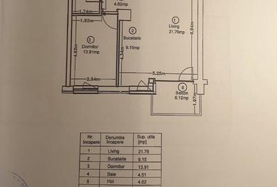 Apartament cu 2 camere semidecomandat în Pipera - 11