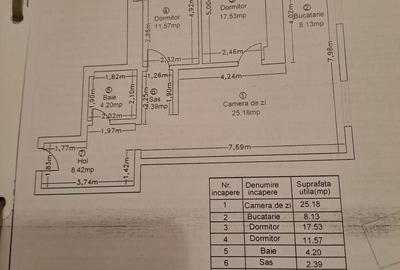 Apartament cu 3 camere semidecomandat în Sebastian - 18