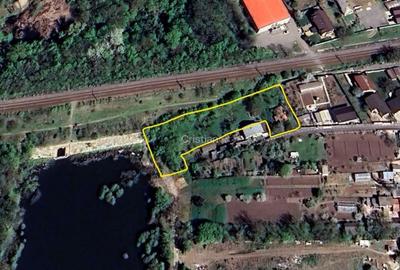 Teren generos deschidere lac,langa padure,aproape centru,1860mp