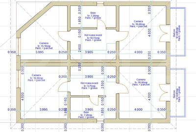 Dupex de vanzare, 120 mp utili, 150 mp de teren, zona Fagului - 4
