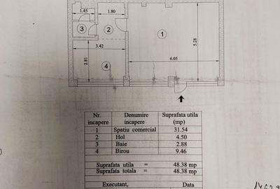 Spațiu comercial, de 48 mp, în Central - 6