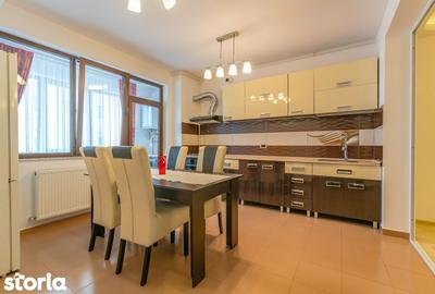 Apartament cu 3 camere semidecomandat, mobilat în Tractorul - 7