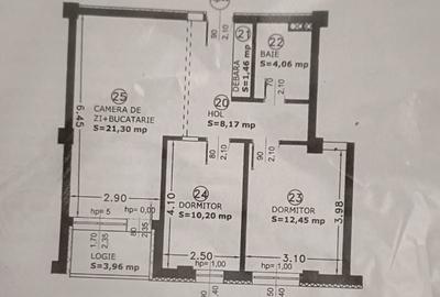 Apartament cu 3 camere în Central - 2