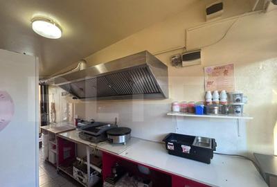 Spatiu comercial, 23 mp, echipamet fast food inclus, zona Br - 3