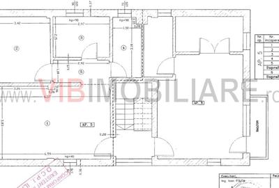 Apartament cu 2 camere semidecomandat, mobilat în Otopeni - 15