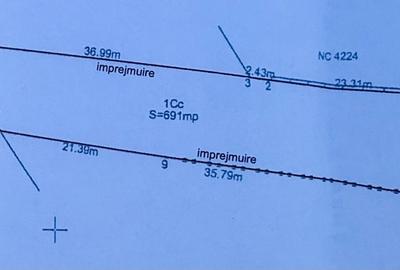Teren intravilan, 691 MP, cartier 1 Mai - 1