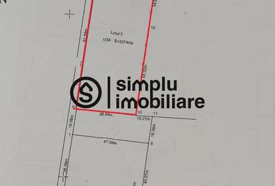 Teren de 3374 mp, în Central - 2