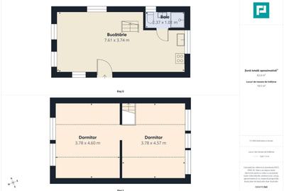 Casă individuală cu 3 camere cu Canalizare în Dulcele - 8