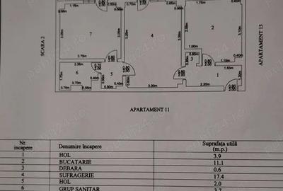 Apartament cu 2 camere semidecomandat în 5 Călărasi