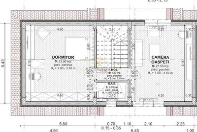 Duplex cu 5 camere cu Canalizare în Central - 9