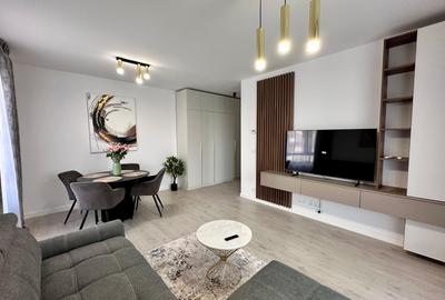 Studio Dublu 60 mp | Greenfield Băneasa | Mobilat complet | Parcare inclusă