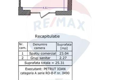 Spațiu comercial, de 25 mp, în 13 Septembrie - 3