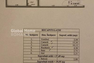 Apartament cu 2 camere semidecomandat, mobilat în Romană - 24