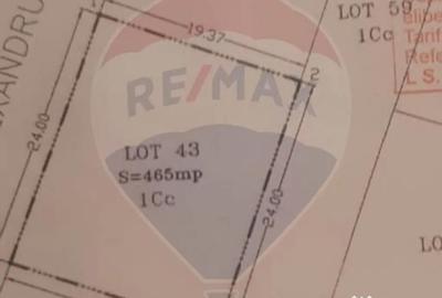 Teren de 465 mp, în Tunari