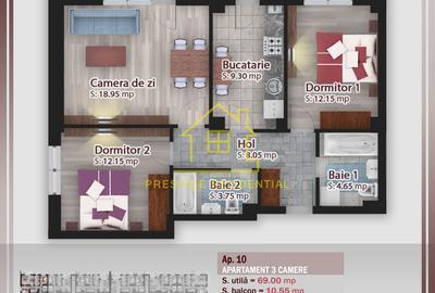 Apartament cu 3 camere decomandat în Theodor Pallady - 6