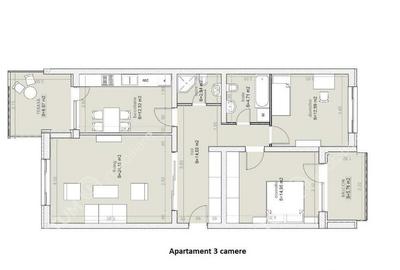 Apartament cu 3 camere decomandat în Vasile Aaron - 7