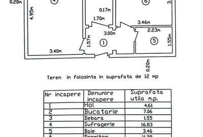 Apartament cu 2 camere decomandat în Morăreni - 4