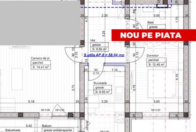 Apartament cu 2 camere decomandat în Giroc