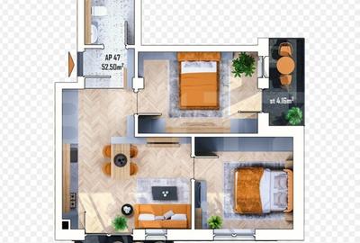 Apartament 3 camere, bloc nou, Apahida - 5