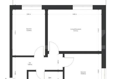 Apartament cu 3 camere în Ghirodei - 1