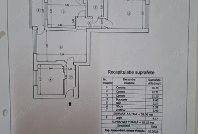 Apartament cu 3 camere semidecomandat în Pajura - 7