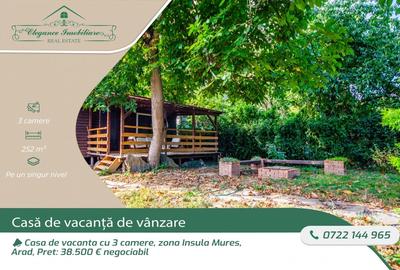 Casa de vacanta cu 3 camere, zona Insula Mures, Arad - 1