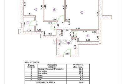 Apartament cu 3 camere decomandat în Iancu Nicolae - 13