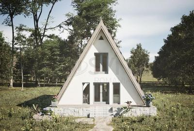 Casa A frame deosebita de in Snagov - 2