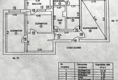 Vand apartament cu 3 camere - 2