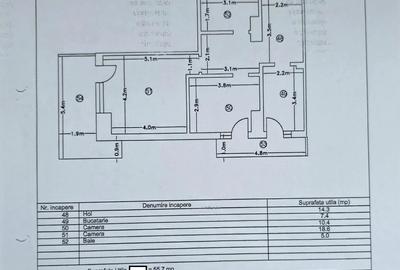 Apartament cu 2 camere decomandat în Central - 31