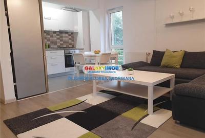 Apartament cu 2 camere semidecomandat, mobilat în Băneasa