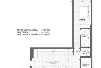 APARTAMENT 3 CAMERE 3 BAI - NORDULUI/HERASTRAU - PARCARE SUBTERANA - 10